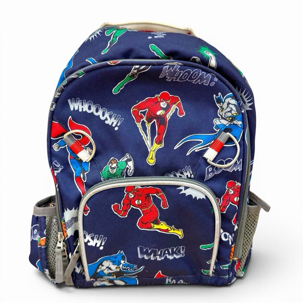 Pottery Barn Kids DC Comics Justice League Backpack Pre-K Batman Superman Flash